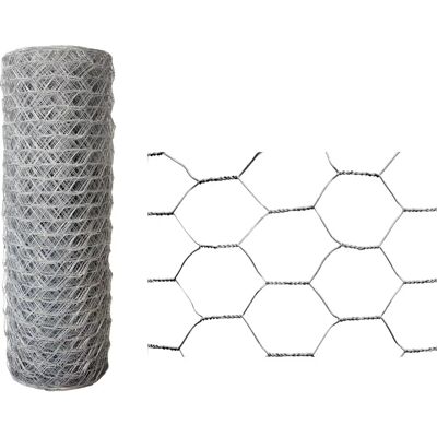 Malla de triple torsión galvanizada Orework - 31 mm - 150 cm - 50 m Malla de triple torsión galvanizada Orework - 31 mm - 150 cm - 50 m