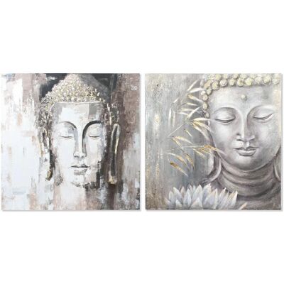 DKD Home Decor Buddha Oriental Måleri - 100 x 3.8 x 100 cm DKD Home Decor Buddha Oriental Måleri - 100 x 3.8 x 100 cm