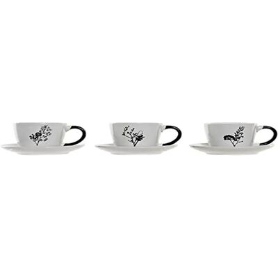Ensemble de Tasses à Café en Métal DKD Home Decor - 180ml - 6 Pièces Ensemble de Tasses à Café en Métal DKD Home Decor - 180ml - 6 Pièces