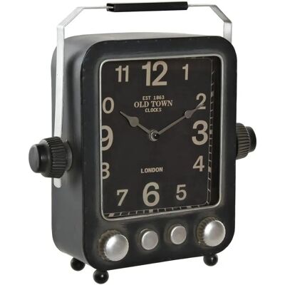 Orologio da Tavolo Vintage Ferro DKD Home Decor - Orologio da Tavolo Orologio da Tavolo Vintage Ferro DKD Home Decor - Orologio da Tavolo