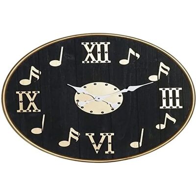DKD Home Decor Musikalische Wanduhr - Vintage Stil - 60 X 4 X 60 Cm DKD Home Decor Musikalische Wanduhr - Vintage Stil - 60 X 4 X 60 Cm