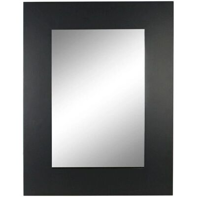 DKD Home Decor Schwarzer MDF Wandspiegel - 60 x 2.5 x 86 cm DKD Home Decor Schwarzer MDF Wandspiegel - 60 x 2.5 x 86 cm