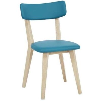 Chaise de Salle à Manger DKD Home Decor Bleu Polyuréthane Métal - Dining Chair Chaise de Salle à Manger DKD Home Decor Bleu Polyuréthane Métal - Dining Chair