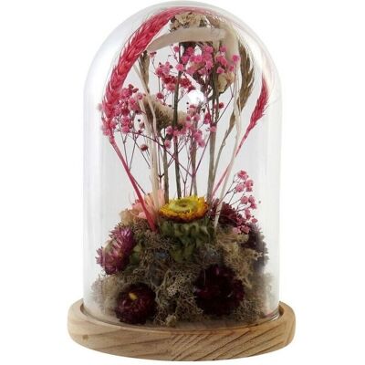 DKD Home Decor Kristall Blumen MDF Holz - Dekorative Figur DKD Home Decor Kristall Blumen MDF Holz - Dekorative Figur