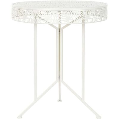 Table d'appoint DKD Home Decor Métal Blanc - Table d'appoint Table d'appoint DKD Home Decor Métal Blanc - Table d'appoint