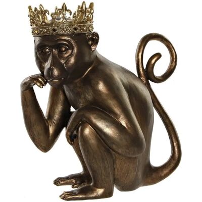 Resin aap DKD Home Decor - Decoratieve figuur - 36x21x39 cm Resin aap DKD Home Decor - Decoratieve figuur - 36x21x39 cm