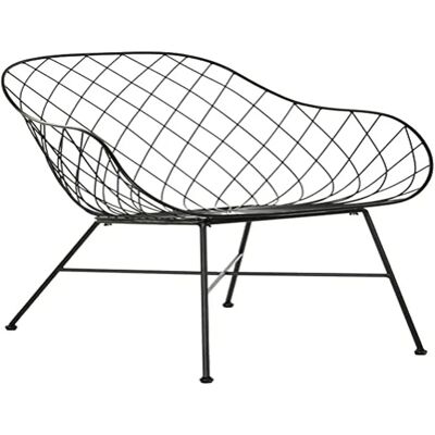 Chaise en Métal Noire DKD Home Decor - 66x65x65 cm Chaise en Métal Noire DKD Home Decor - 66x65x65 cm