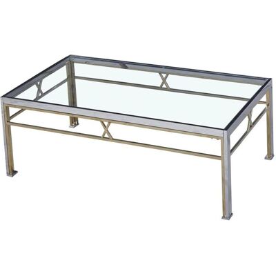 DKD Home Decor Silber Kristallstahl Beistelltisch - Beistelltisch DKD Home Decor Silber Kristallstahl Beistelltisch - Beistelltisch