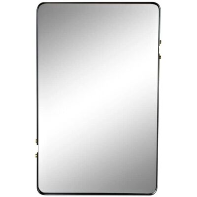 Miroir mural DKD Home Decor Noir Doré Métal - Miroir mural Miroir mural DKD Home Decor Noir Doré Métal - Miroir mural