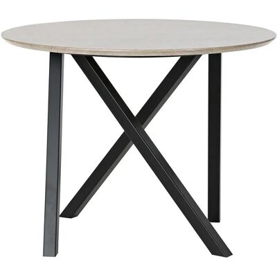 DKD Home Decor Table d'appoint marron clair Circulaire - Table d'appoint DKD Home Decor Table d'appoint marron clair Circulaire - Table d'appoint