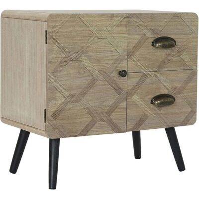 DKD Home Decor Zwart Natuur MDF Ladekast - Boho DKD Home Decor Zwart Natuur MDF Ladekast - Boho