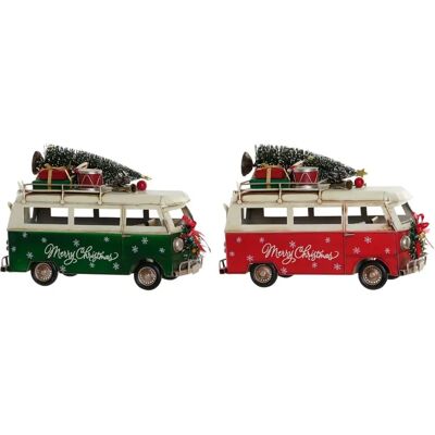 Ensemble de voitures en métal DKD HOME DECOR - Figurines de Noël Ensemble de voitures en métal DKD HOME DECOR - Figurines de Noël