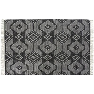 Fijalo Meti TX184678 Baumwolle Schwarz - Teppich Fijalo Meti TX184678 Baumwolle Schwarz - Teppich