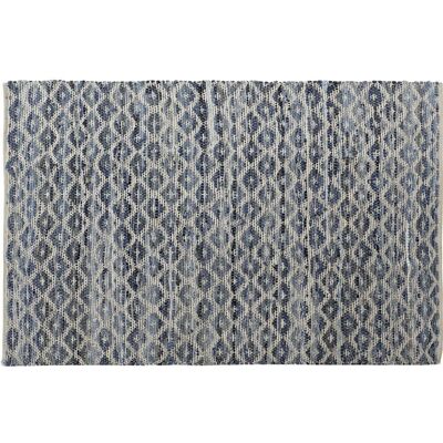 DKD Home Decor Blå/Beige Matta - Matta DKD Home Decor Blå/Beige Matta - Matta