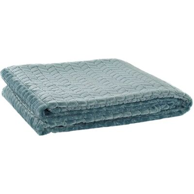 DKD Home Decor Strzały Błękitna koc - Koce DKD Home Decor Strzały Błękitna koc - Koce