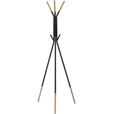 DKD Home Decor Porta cappelli in acciaio nero Legno di gomma - Hat stand DKD Home Decor Porta cappelli in acciaio nero Legno di gomma - Hat stand