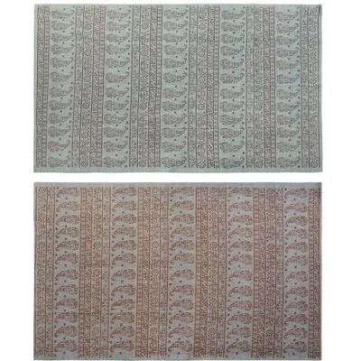 Tapis DKD Home Decor - Design Arabe - 120x180cm - Bleu/Vert Tapis DKD Home Decor - Design Arabe - 120x180cm - Bleu/Vert