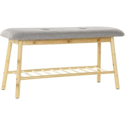 DKD Home Decor Bank Natuurlijk Grijs - Bank DKD Home Decor Bank Natuurlijk Grijs - Bank