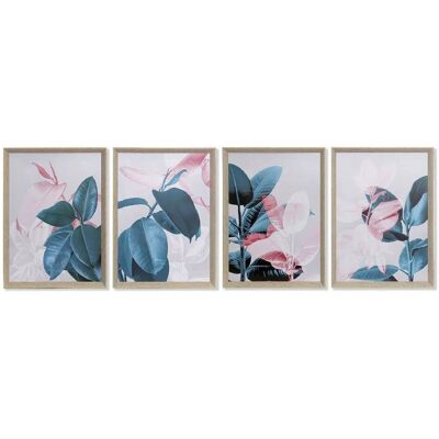 DKD Home Decor Trópusi Levél Fali Művészet - Festőkészlet DKD Home Decor Trópusi Levél Fali Művészet - Festőkészlet