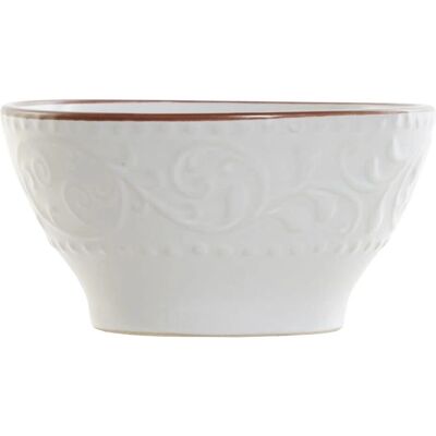 Dkd Home Decor Bol - Blanc Céramique 14.7cm Dkd Home Decor Bol - Blanc Céramique 14.7cm