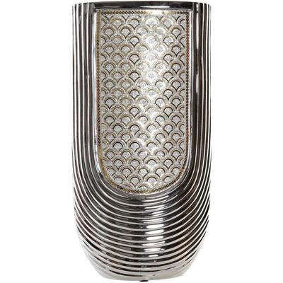 Fijalo Meti JR188779 Vase Argent - Vase, Argent, Gres - Vase, JR188779 Fijalo Meti JR188779 Vase Argent - Vase, Argent, Gres - Vase, JR188779
