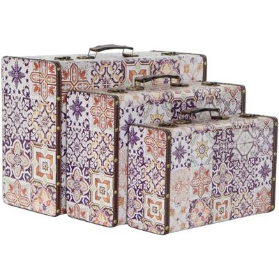 Ensemble de Boîtes Decoratives DKD Home Decor - 3 pcs Ensemble de Boîtes Decoratives DKD Home Decor - 3 pcs
