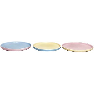 Piatto Multicolore Bone China DKD Home Decor - Piatto Piatto Multicolore Bone China DKD Home Decor - Piatto