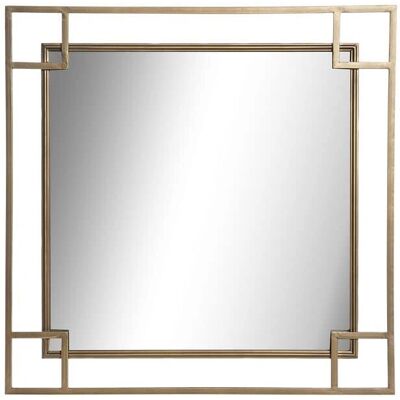 Miroir mural DKD Home Decor Métal Doré - Miroir de mur Miroir mural DKD Home Decor Métal Doré - Miroir de mur