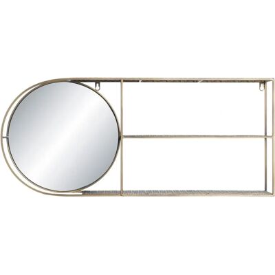 DKD Home Decor Guld Metall Väggspegel - Modern DKD Home Decor Guld Metall Väggspegel - Modern