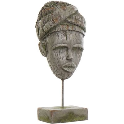 DKD Home Decor Graue Metall Afrikanische Frau - Dekorative Figur DKD Home Decor Graue Metall Afrikanische Frau - Dekorative Figur