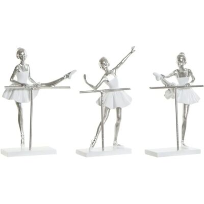 Figures Décoratives DKD Home Decor en Résine d'Aluminium - 3 Unités Figures Décoratives DKD Home Decor en Résine d'Aluminium - 3 Unités