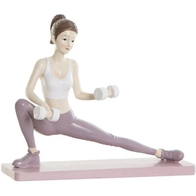 Märke Modell - Rosa Resin Yoga Dekorativ Figur Märke Modell - Rosa Resin Yoga Dekorativ Figur