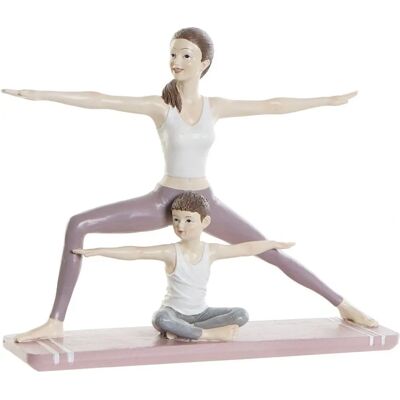Figurine décorative yoga en résine rose - DKD Home Decor - Publicité Figurine décorative yoga en résine rose - DKD Home Decor - Publicité