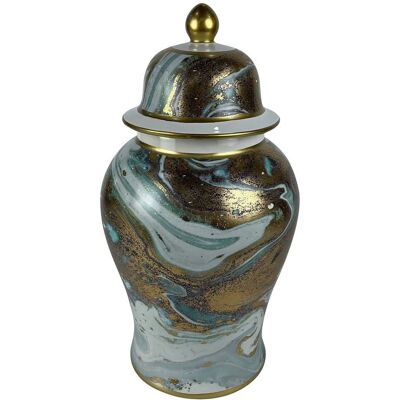 DKD Home Decor Wazon - Nowoczesny Niebieski Porcelana 22x22x41cm DKD Home Decor Wazon - Nowoczesny Niebieski Porcelana 22x22x41cm