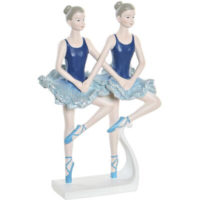 Fijalo Meti FD190319 - Statue Décorative Danseuse de Ballet - Résine Bleue Fijalo Meti FD190319 - Statue Décorative Danseuse de Ballet - Résine Bleue