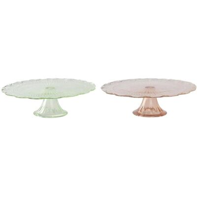 DKD Home Decor Centre de Table en Cristal Ensemble de 2 - Décoration DKD Home Decor Centre de Table en Cristal Ensemble de 2 - Décoration