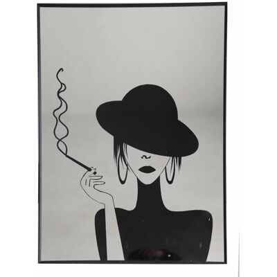 DKD Home Decor Schwarzer Wandspiegel - Wandspiegel DKD Home Decor Schwarzer Wandspiegel - Wandspiegel