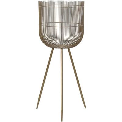 Pot de Fleur DKD Home Decor Métal Doré - Planter Pot de Fleur DKD Home Decor Métal Doré - Planter
