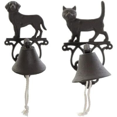 DKD Home Decor Chat Chien Corde Fer Marron Foncé - Figurine Decorative DKD Home Decor Chat Chien Corde Fer Marron Foncé - Figurine Decorative