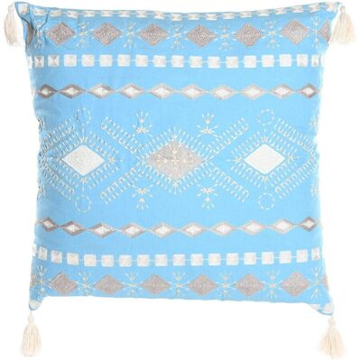 Fijalo Meti TX192712 - Coussin Bleu Blanc - Carré, Lavable, 60x20x60 cm Fijalo Meti TX192712 - Coussin Bleu Blanc - Carré, Lavable, 60x20x60 cm