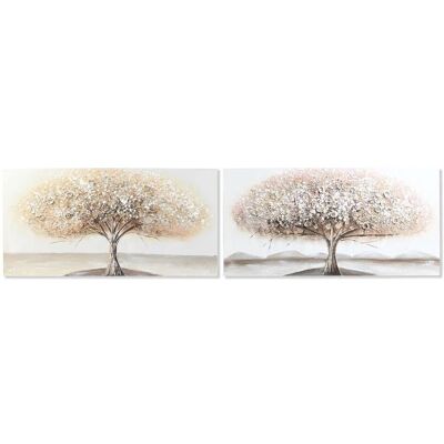 DKD HOME DECOR Drzewo na Ścianę - Zestaw 2 Wielokolorowych Dekoracji DKD HOME DECOR Drzewo na Ścianę - Zestaw 2 Wielokolorowych Dekoracji