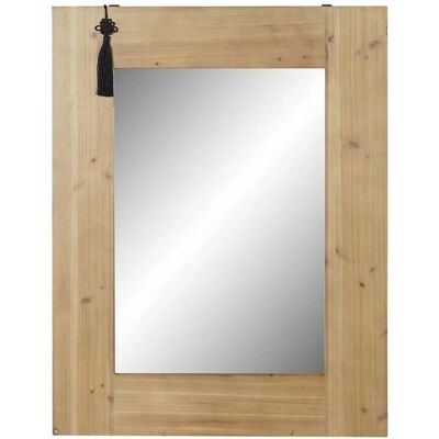 DKD Home Decor Sapin Rouge Miroir mural Rectangulaire - Miroir mural DKD Home Decor Sapin Rouge Miroir mural Rectangulaire - Miroir mural