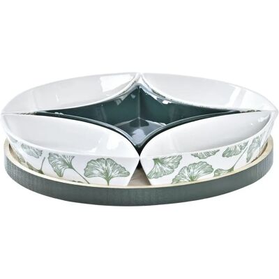 Ensemble d'Entrée Vert DKD Home Decor - Bois & Gres Ensemble d'Entrée Vert DKD Home Decor - Bois & Gres