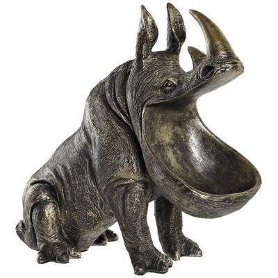 DKD Home Decor Rhinocéros en Résine Cuivre - Figurine Décorative DKD Home Decor Rhinocéros en Résine Cuivre - Figurine Décorative