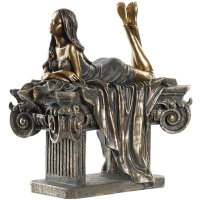 Fijalo Meti FD194731 Statue Décorative en Résine Cuivre Fijalo Meti FD194731 Statue Décorative en Résine Cuivre