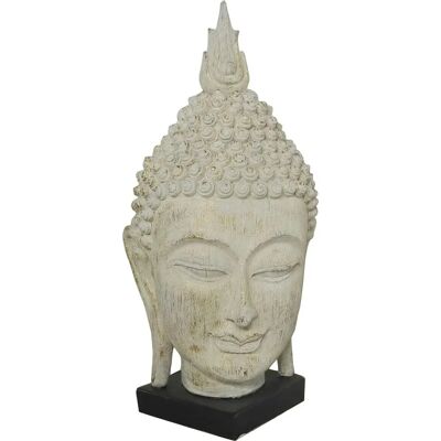 DKD Home Decor Bouddha Gris Résine - Figurine Décorative DKD Home Decor Bouddha Gris Résine - Figurine Décorative