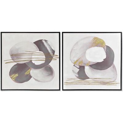 Tableau Abstract DKD Home Decor - Urbain - 60 x 3,5 x 60 cm Tableau Abstract DKD Home Decor - Urbain - 60 x 3,5 x 60 cm