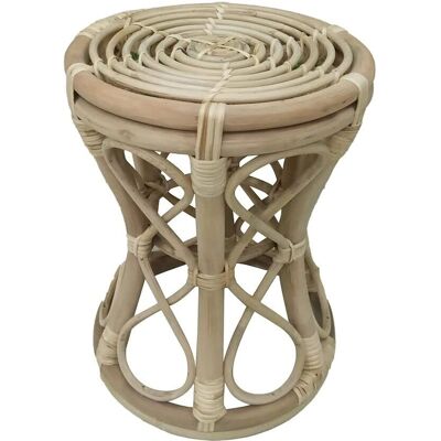 DKD Home Decor Natural Rattan Tropical Side Table - Side table DKD Home Decor Natural Rattan Tropical Side Table - Side table