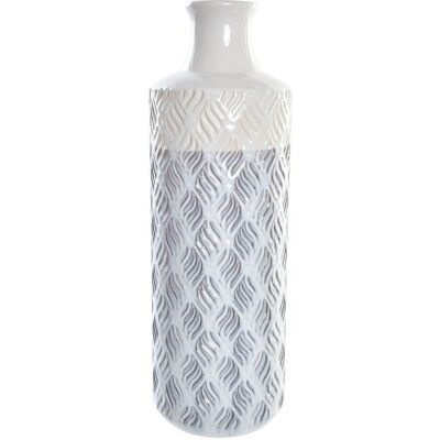 DKD Home Decor Vase - Porcelaine Bleue Bicolore Méditerranéen DKD Home Decor Vase - Porcelaine Bleue Bicolore Méditerranéen