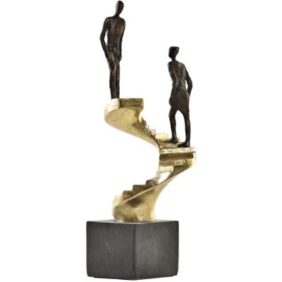 Fijalo Meti FD195219 - Statue Décorative en Résine Gris Sombre Fijalo Meti FD195219 - Statue Décorative en Résine Gris Sombre